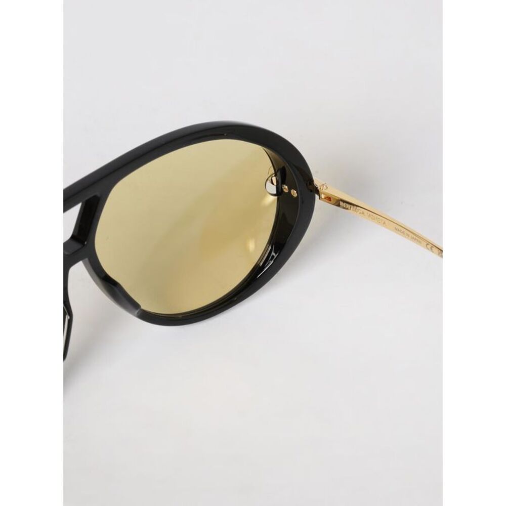 Aviator Drop Metal And Bio-Acetate Sunglasses Bottega Veneta - Picture 4 of 4